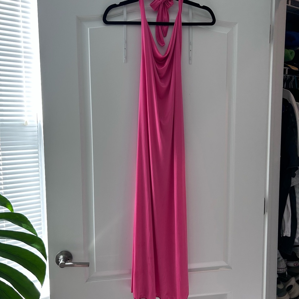 Vibrant Halter Dress